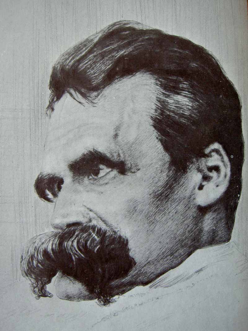 picture of Friedrich Nietzsche by Hans Olde
