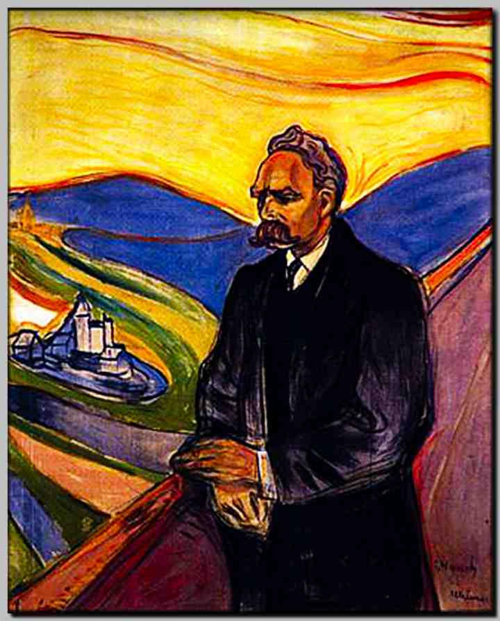 picture of Friedrich Nietzsche by Eduard Munch